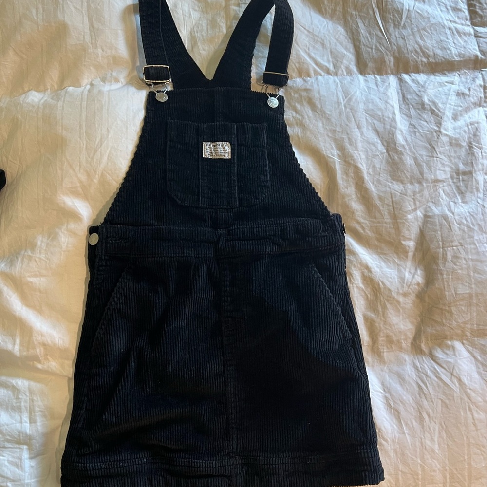 Levi’s Black Corduroy Overall Dress